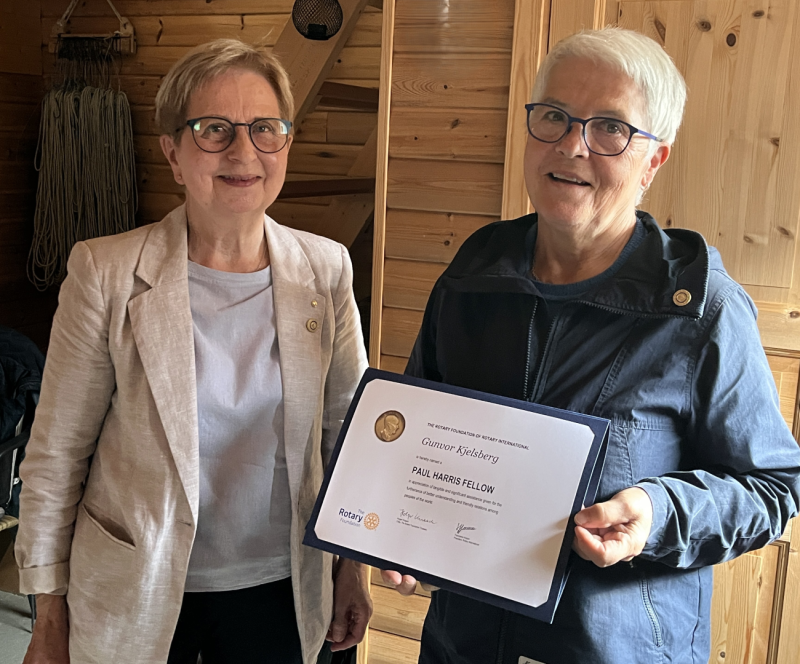 Æresbevisning til Gunvor Kjelsberg