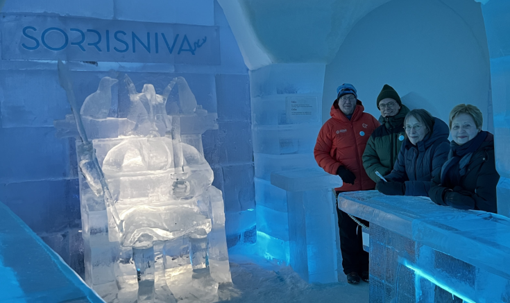 Besøk på Ishotellet i Sorrisniva